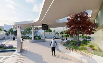 FOTO: Vizuál novej autobusovej stanice v Senci