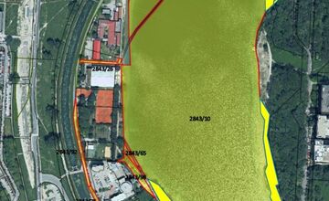 FOTO: Mestská časť Petržalka chce kúpiť pozemky pri Draždiaku