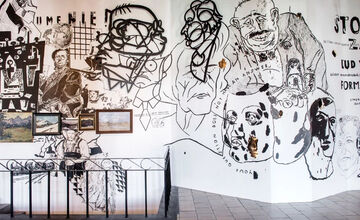 FOTO: Dielo zo Zvolenského zámku od českých umelcov skončilo v kontajneri