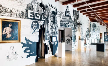 FOTO: Dielo zo Zvolenského zámku od českých umelcov skončilo v kontajneri