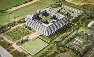 FOTO: Vizuál novej nemocnice vo Vajnoroch 