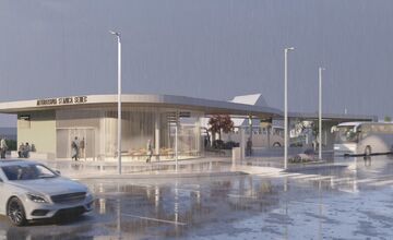 FOTO: V Senci vznikne nový autobusový terminál