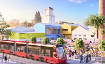 FOTO: Vizualizácie plánovanej električky Eurovea - Miletičova