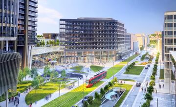 FOTO: Vizualizácie plánovanej električky Eurovea - Miletičova