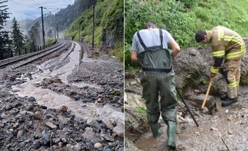 FOTO: Búrka bičuje Tirolsko. Záplavy, bahno, chaos – príde to aj k nám?