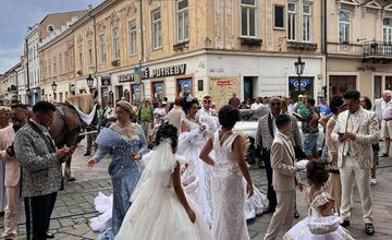 FOTO: Okázalá rómska svadba v Košiciach