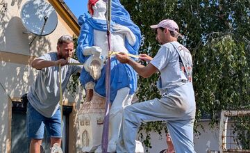 FOTO: Socha Sv. Floriána