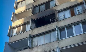 FOTO: Horí byt v Petržalke