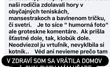 FOTO: Romana Tabaková vystúpila na Kriváň