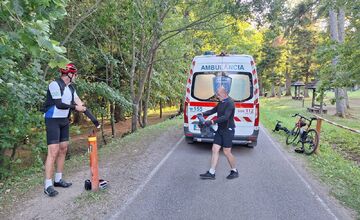 FOTO: Miriam Lexmann spadla na cyklopúti, skončila v nemocnici