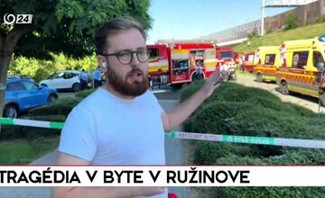 FOTO: Pri požiari bytu v Ružinove zomreli dve deti