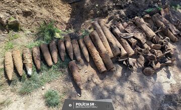 FOTO: Delostrelecká munícia v Bratislave