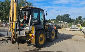 FOTO: Aktuálny stav výstavby mostu na Hradskej ulici