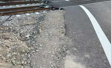 FOTO: Nové priecestie na Ivanskej ceste v Ružinove