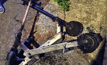 FOTO: Požiar elektrokolobežiek na Beckovej ulici 