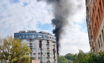 FOTO: Požiar stromov v Devínskej Novej Vsi