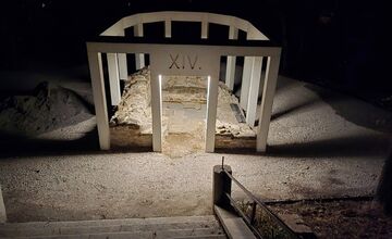 FOTO: Osvietená bratislavská kalvária