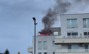 FOTO: Požiar altánku v Rovinke