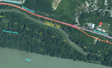 FOTO: Nová cyklotrasa na Devín