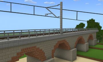 FOTO: Takto by vyzerala železničná trať medzi Bratislavou a Viedňou v Minecrafte