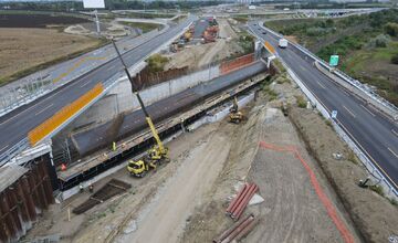FOTO: Fotky z dronu odhalili robustné rozširovanie diaľnice pri Triblavíne.