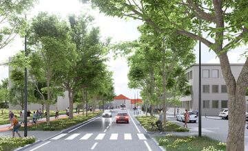 FOTO: Prestupný terminál v Modre zlepší spojenie s Trnavou a Bratislavou