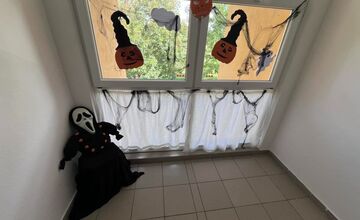 FOTO:  Halloweenska výzdoba