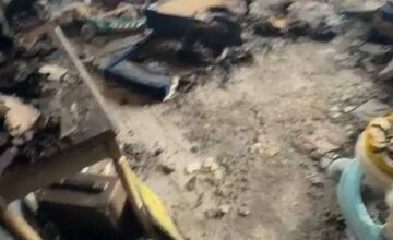 FOTO: Zhorený byt v OC Retro