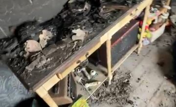 FOTO: Zhorený byt v OC Retro