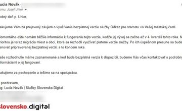 FOTO: Odkazprestarostu.sk prerušuje spoluprácu s viacerými samosprávami