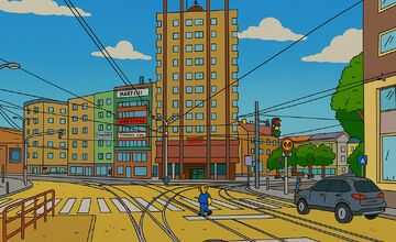 FOTO: Ako by vyzerala Bratislava v Simpsonovcoch