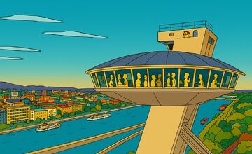 FOTO: Ako by vyzerala Bratislava v Simpsonovcoch