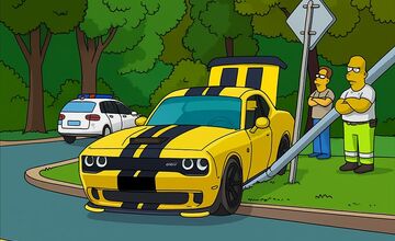 FOTO: Ako by vyzerala Bratislava v Simpsonovcoch