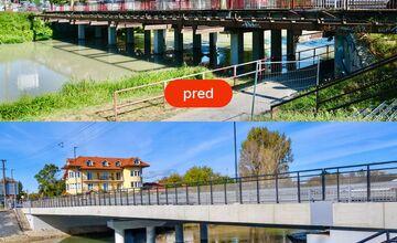 FOTO: Most na Hradskej pred a po rekonštrukcii