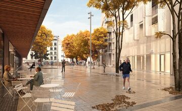 FOTO: Revitalizácia námestia pri hoteli Kyjev