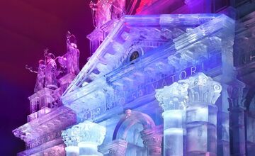 FOTO: Veľkolepý ľadový dóm otvoril brány. Prezident Pellegrini v úžase