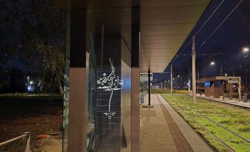 FOTO: Prvý hotový prístrešok na petržalskej trati