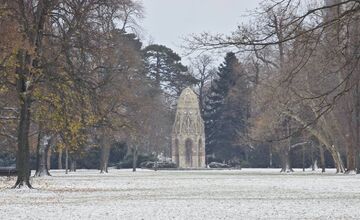 FOTO: Na Bratislavu spadol tohtoročný prvý sneh