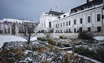 FOTO: Na Bratislavu spadol tohtoročný prvý sneh