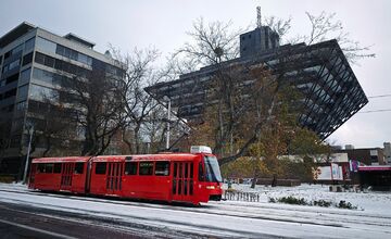 FOTO: Na Bratislavu spadol tohtoročný prvý sneh