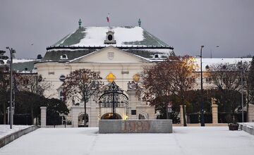 FOTO: Na Bratislavu spadol tohtoročný prvý sneh