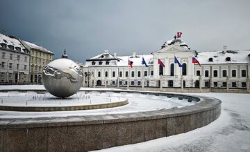 FOTO: Na Bratislavu spadol tohtoročný prvý sneh