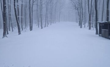FOTO: Bežecký areál strediska Pezinská Baba už možno využiť na bežkovanie