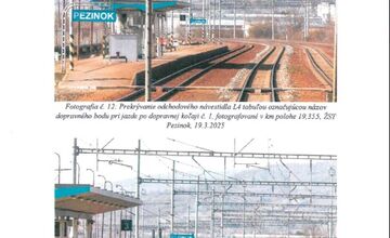 FOTO: Dokument o kontrole trate pri Pezinku, mohol Ráž nehode vlakov zabrániť?