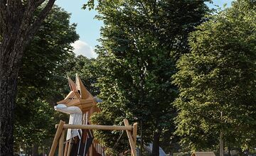 FOTO: Projekt nového detského ihriska na Kamzíku