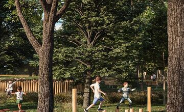 FOTO: Projekt nového detského ihriska na Kamzíku