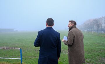 FOTO: Futbalový štadión vo Vajnoroch