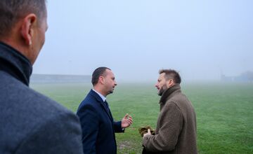 FOTO: Futbalový štadión vo Vajnoroch