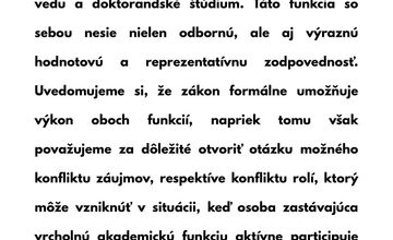 FOTO: Otvorený list študentov a zamestnancov EUBA poslankyni Hlasu-SD Paule Puškárovej