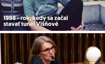 FOTO: Jedna generácia, jeden tunel. Progresívne Slovensko spája archívne zábery s výstavbou tunela Višňové
